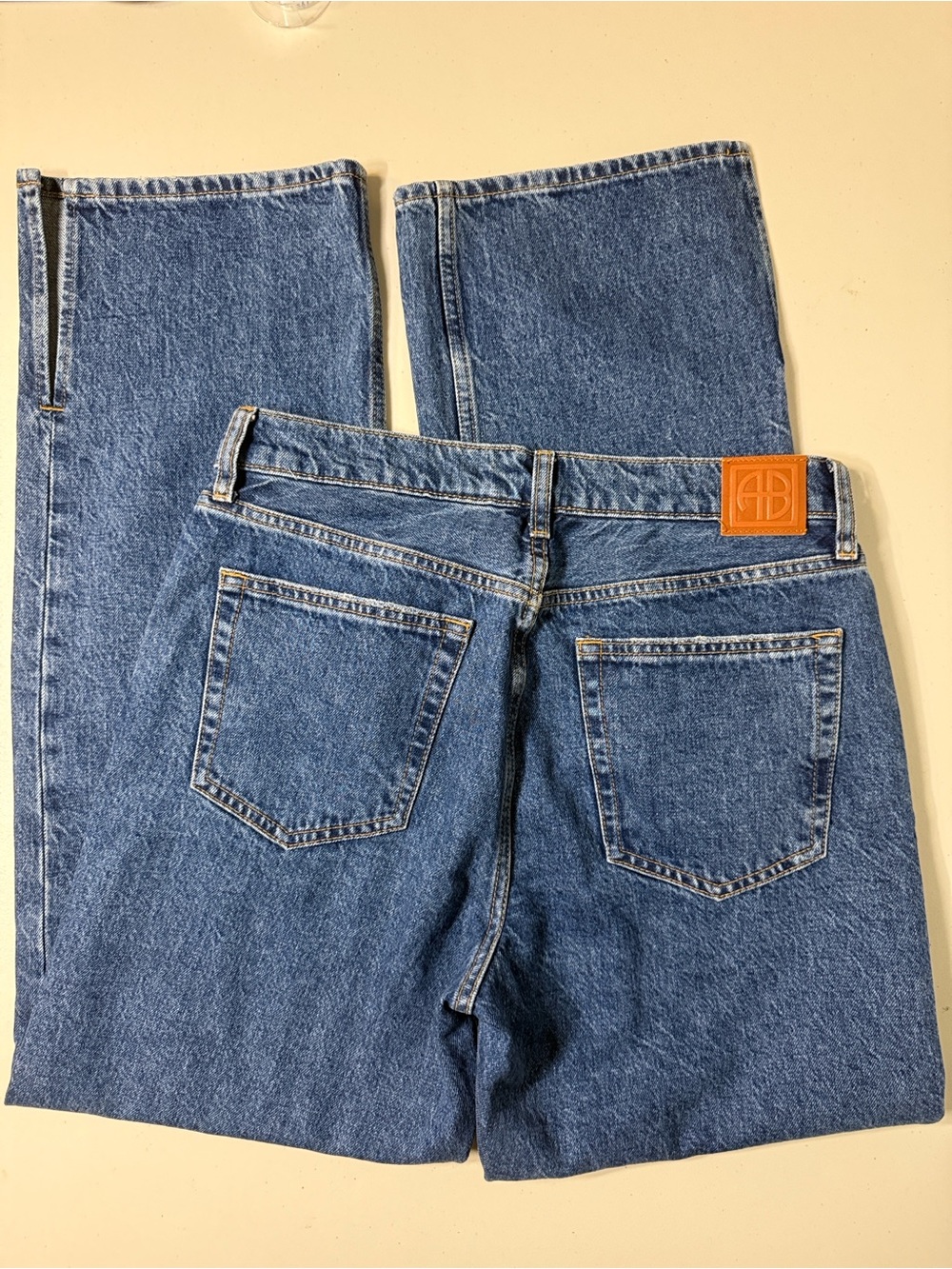 Anine Bing Roy Jean Standard Clean Indigo Denim size 29 - Retails $250 - Picture 4 of 9